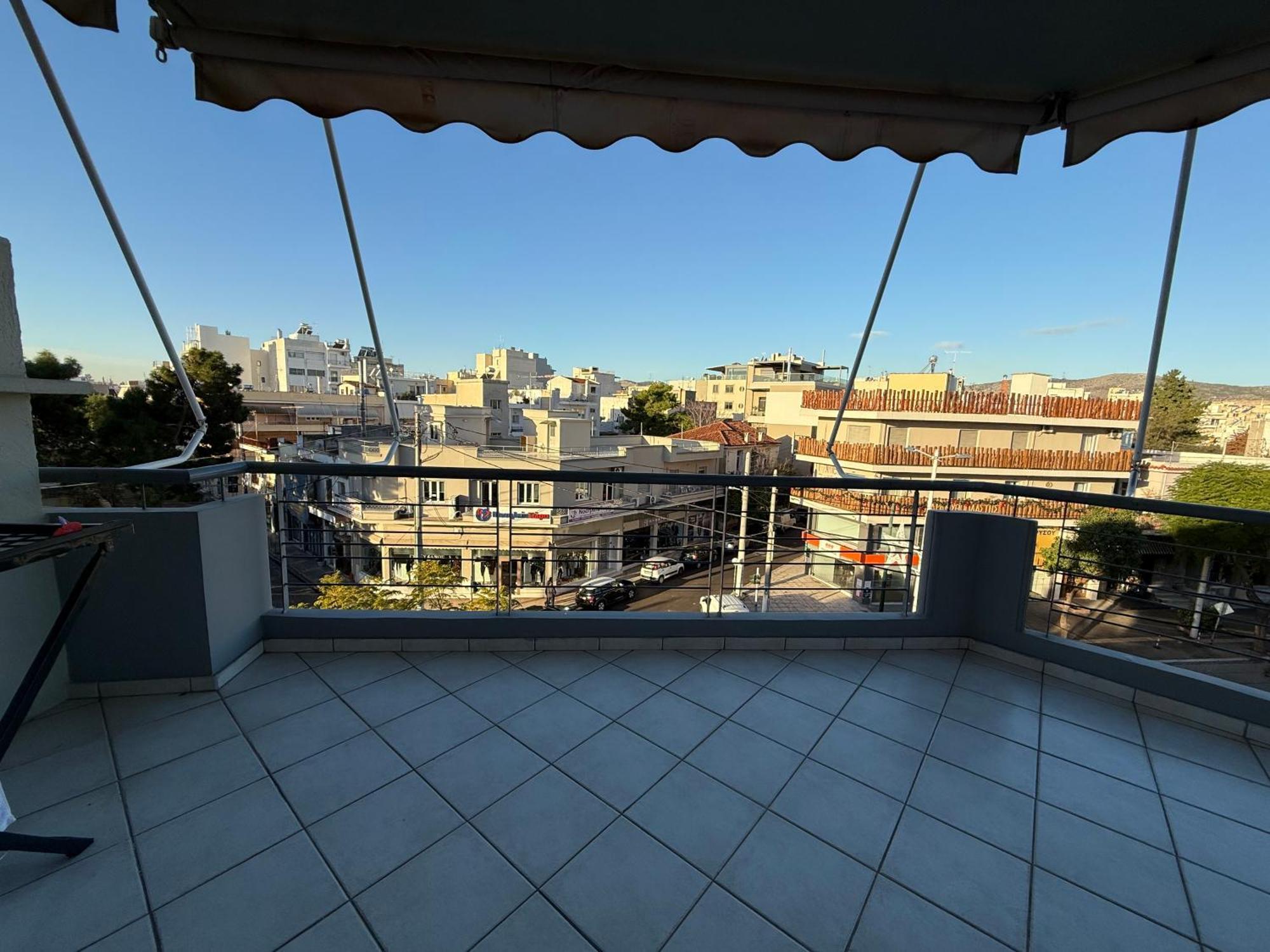 Sunny Private Jacuzzi Hydromassage Acropolis & Lycabettus Far View Parking 300m Metro Peristeri Appartement Athènes